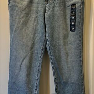 J. Crew Women’s Size 28 Essential Straight-Leg Light Blue Denim Jeans NWT!
